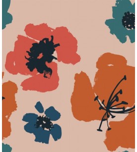 Coquelicot Orange/Lagon...