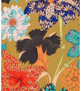 Kimono Flowers-Fond Or