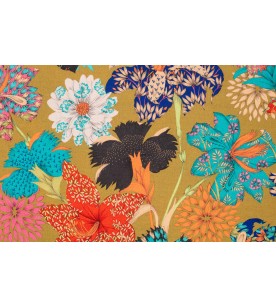 Kimono Flowers-Fond Or 2
