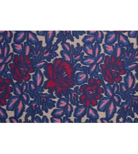 Jardin D'Ikat-Bleu/Rose Sur... 2
