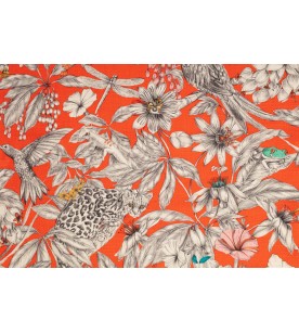 Manga-Fond Rouge Sur Lin