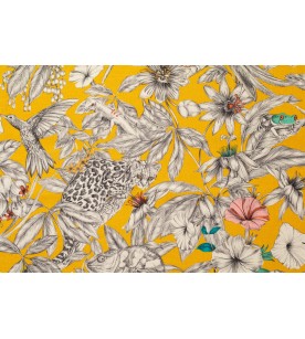 Manga-Fond Jaune Sur Lin