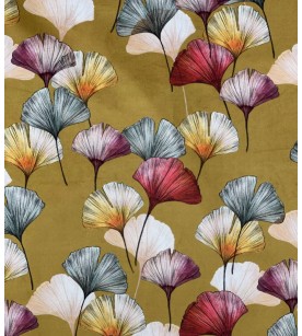 Celine Velours-Fond Jaune...