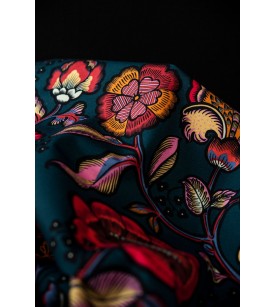 Indienne-Fond Bleu Petrole... 2