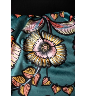 Indienne-Fond Bleu Petrole... 2