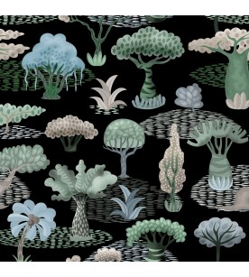 Bahari Selma Black Blue