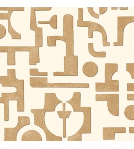 Abaca Empreintes Ocre...