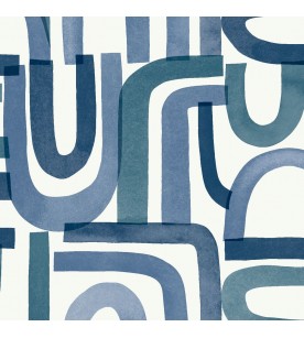 Abaca Vertigo Bleu Encre...