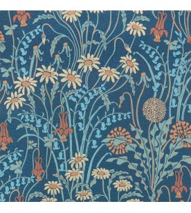 Flower Meadow Prussian Blue...
