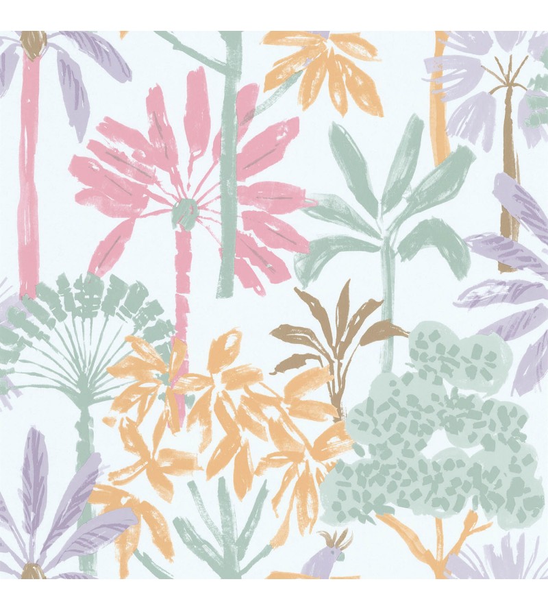 Palmeraie Rose, Vert Pastel 36240403