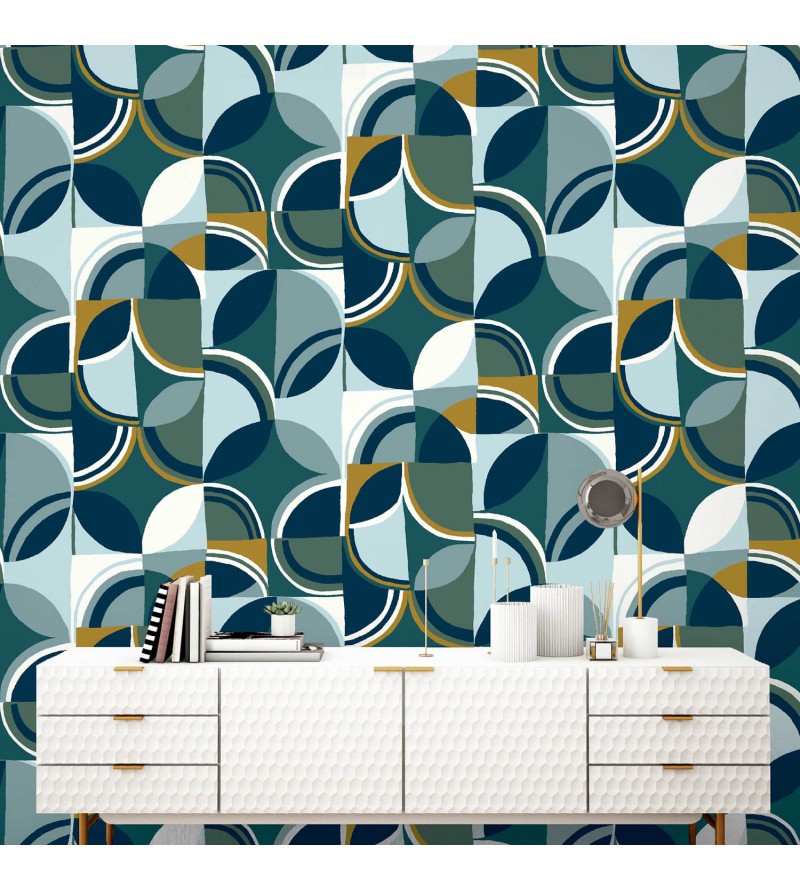 Panoramique Colour Vintage Bleu 3 Les...