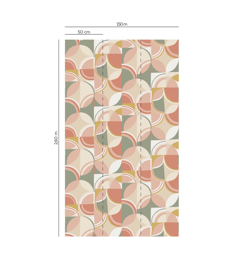 Panoramique Colour Vintage Rose 3 Les...