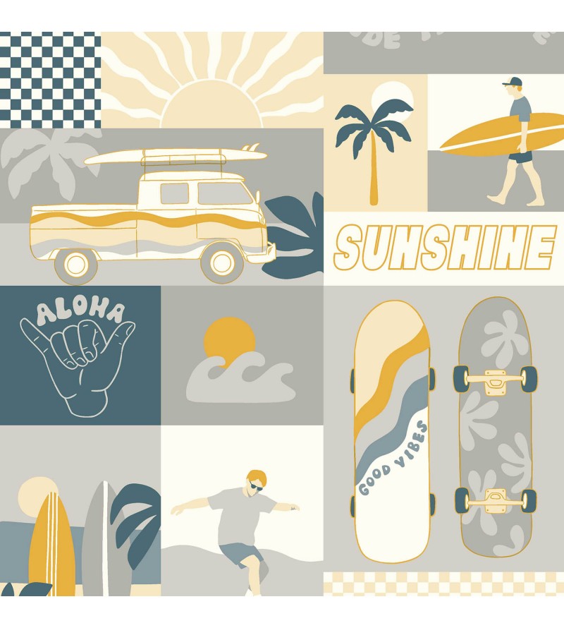 Surf Jaune, Gris, Bleu 36240702