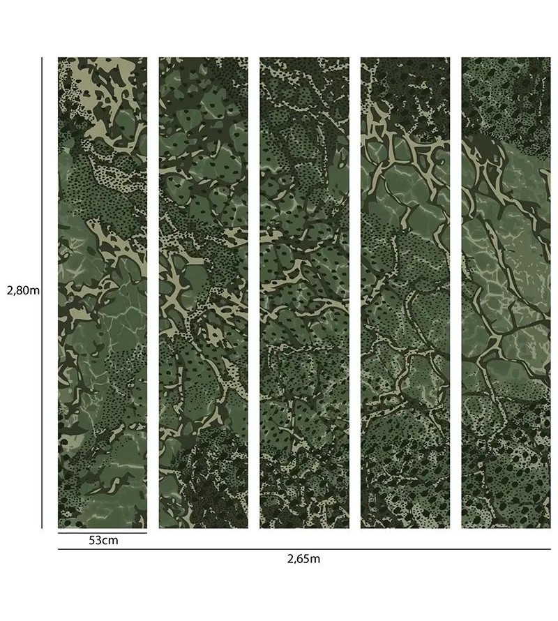 Panoramique Reptile 5 Les Vert Fonce...