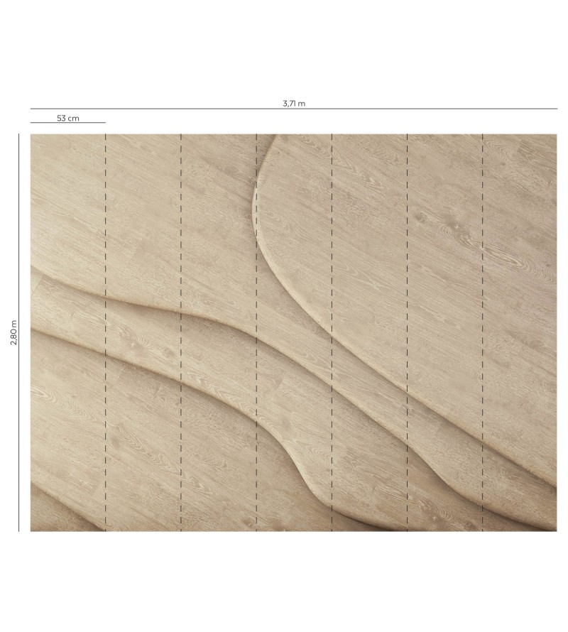 Panoramique Bois Clair 7 Les 56240107