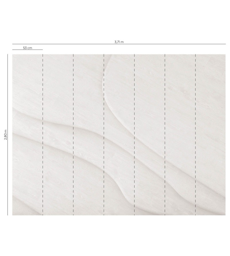 Panoramique Bois Blanc Calcaire  7...