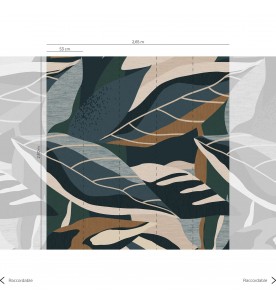 Panoramique Calathea Bleu...