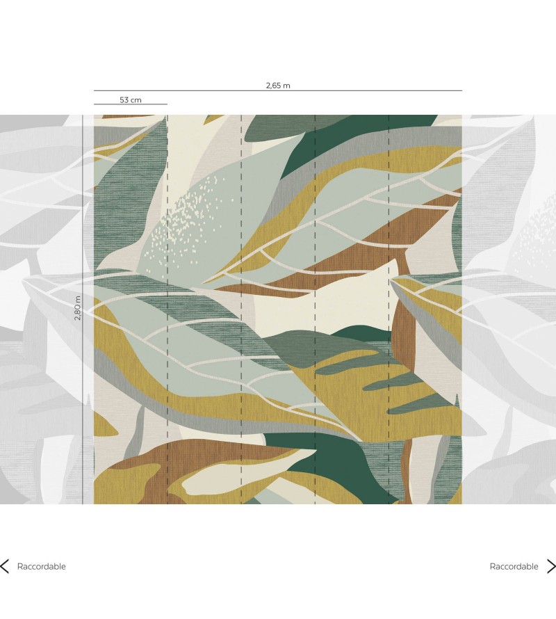 Panoramique Calathea Vert 56240504