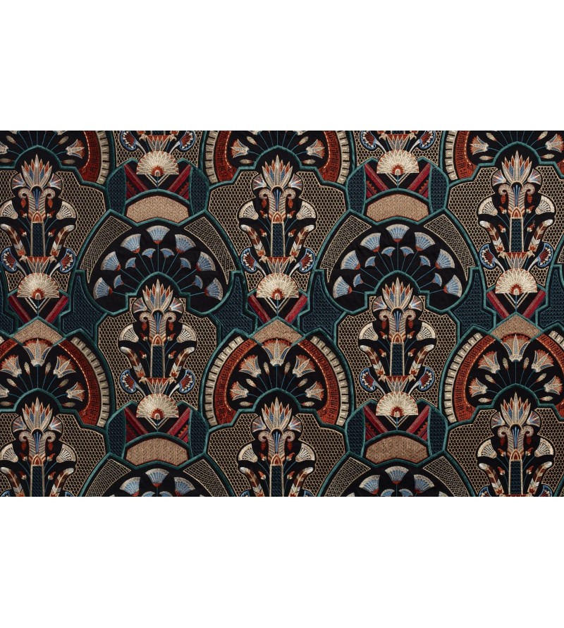 Majestic Brode Multicolore Fond Noir...