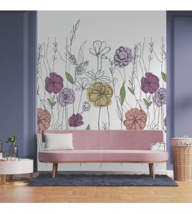 Panoramique Graphic Flowers... 2