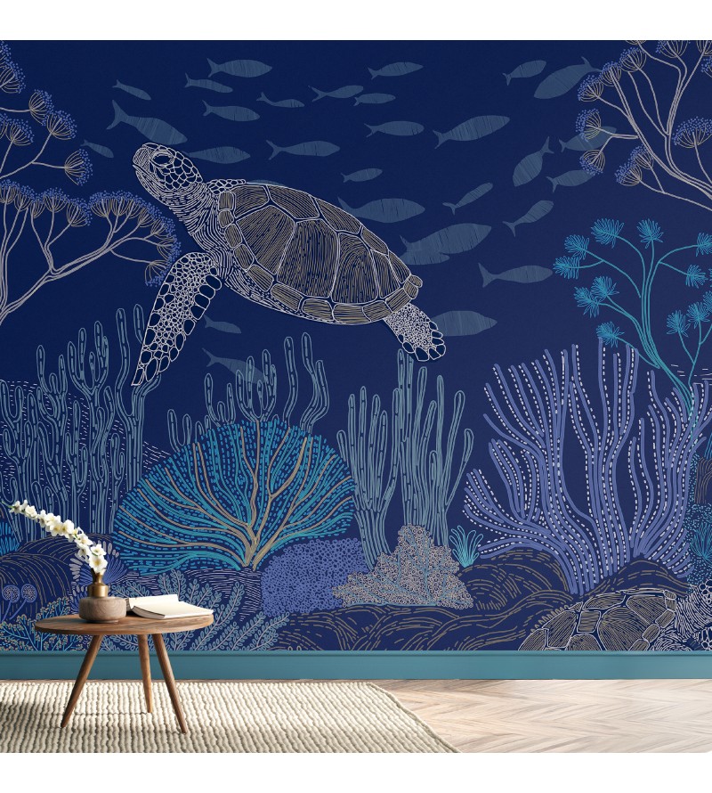 Panoramique Turtle 5 Les Bleu 56250401