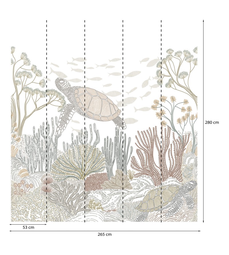 Panoramique Turtle 5 Les Beige 56250407