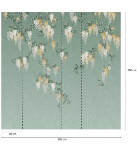 Wisteria Mural, Panoramique...