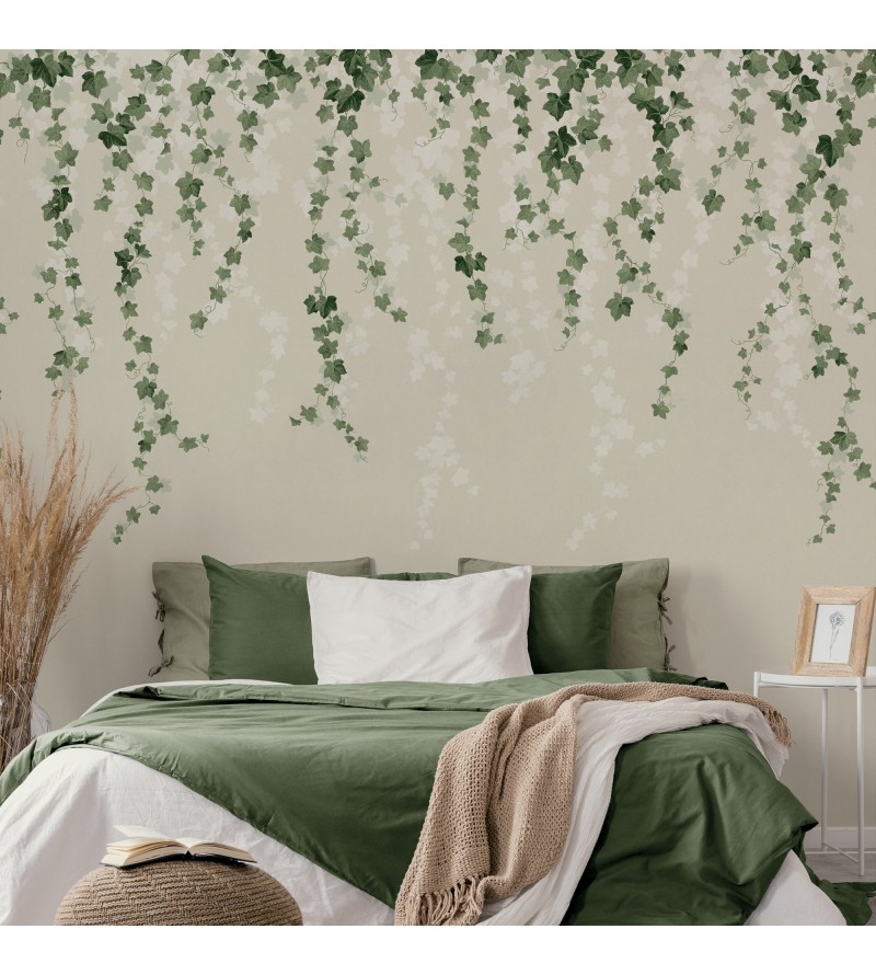 Trailing Ivy Mural, Panoramique Vert...