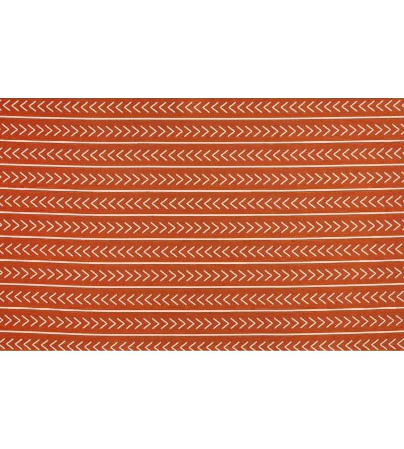 Bogolan Jacquard Out Terracotta/Beige...