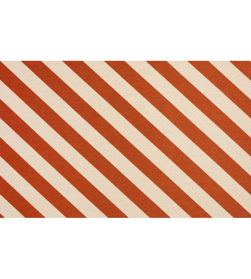 Stripe Jacquard Out Terracotta/Beige...